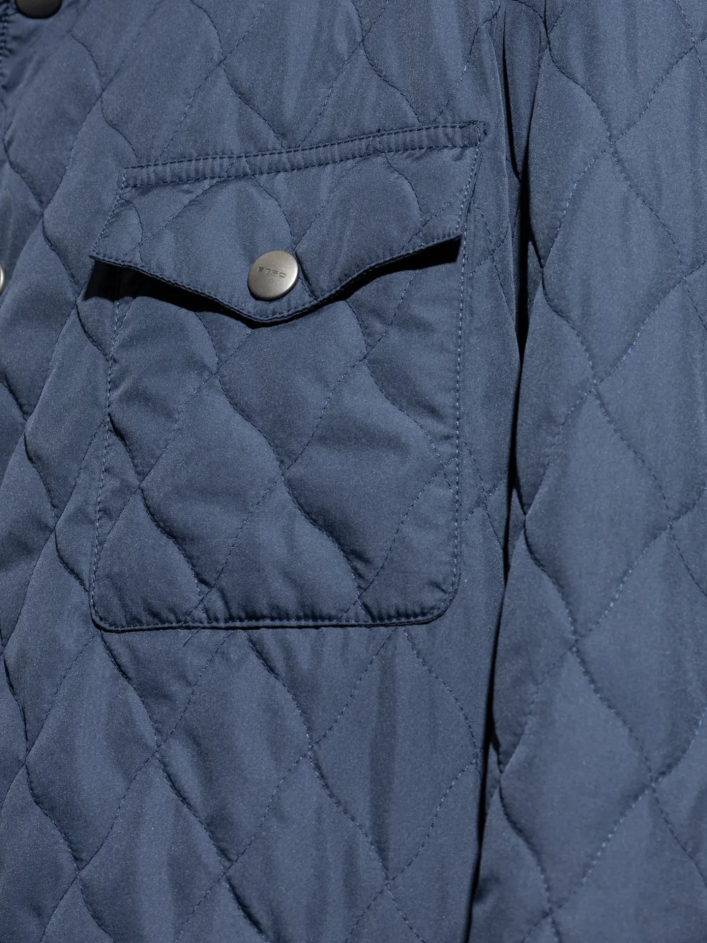 quilted pocket overshirt