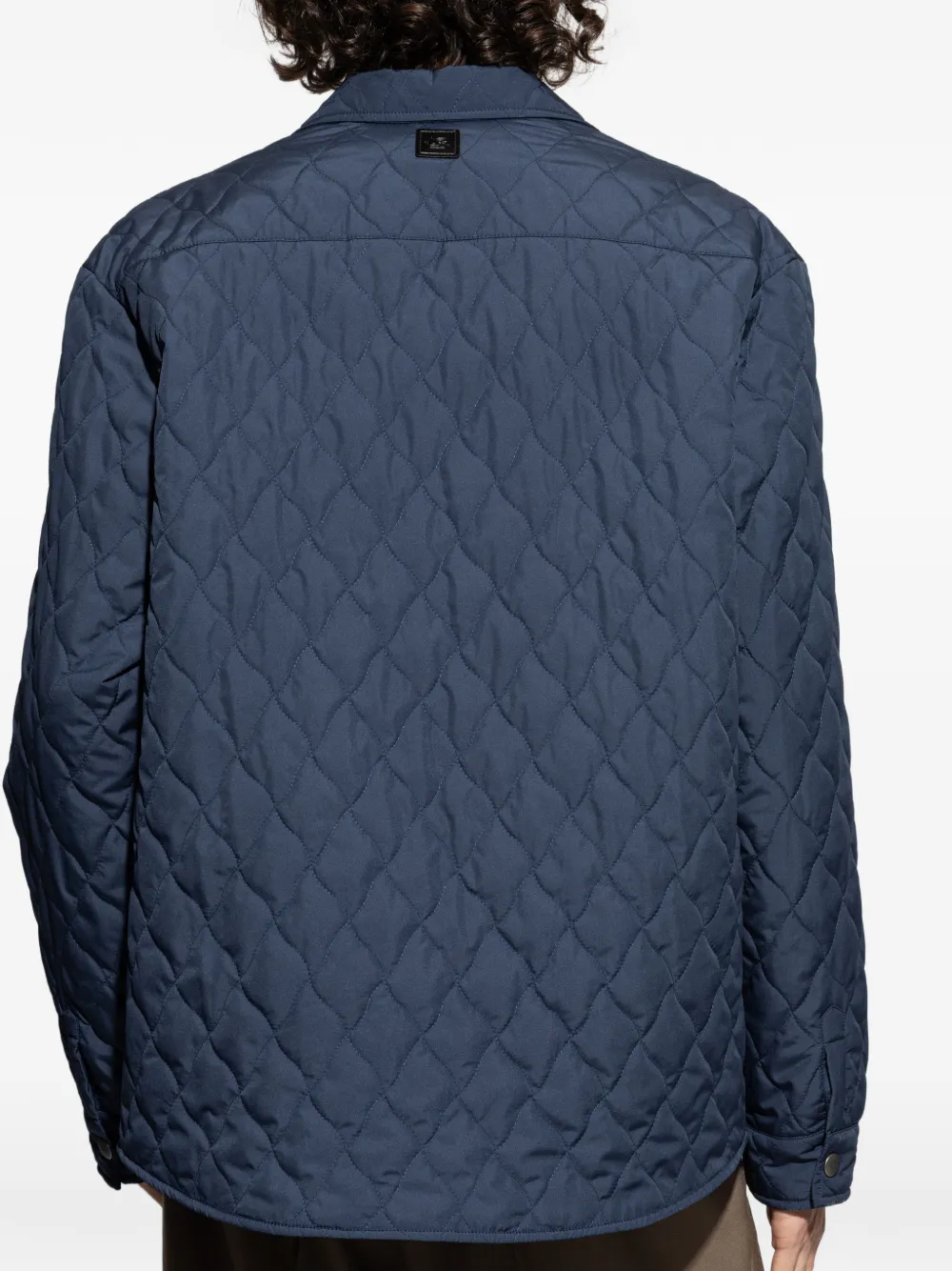 quilted pocket overshirt