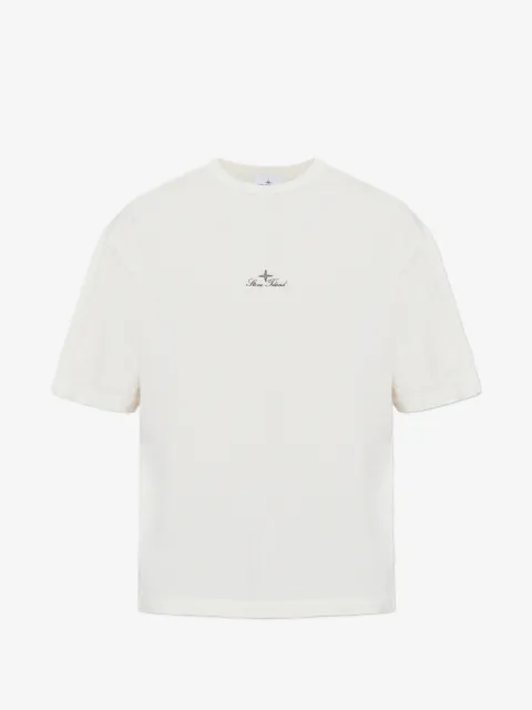 Stone Island camiseta con logo bordado