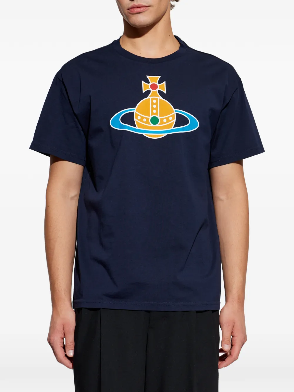 Vivienne Westwood T-shirt met print Blauw