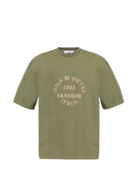 Stone Island logo-embroidered T-shirt