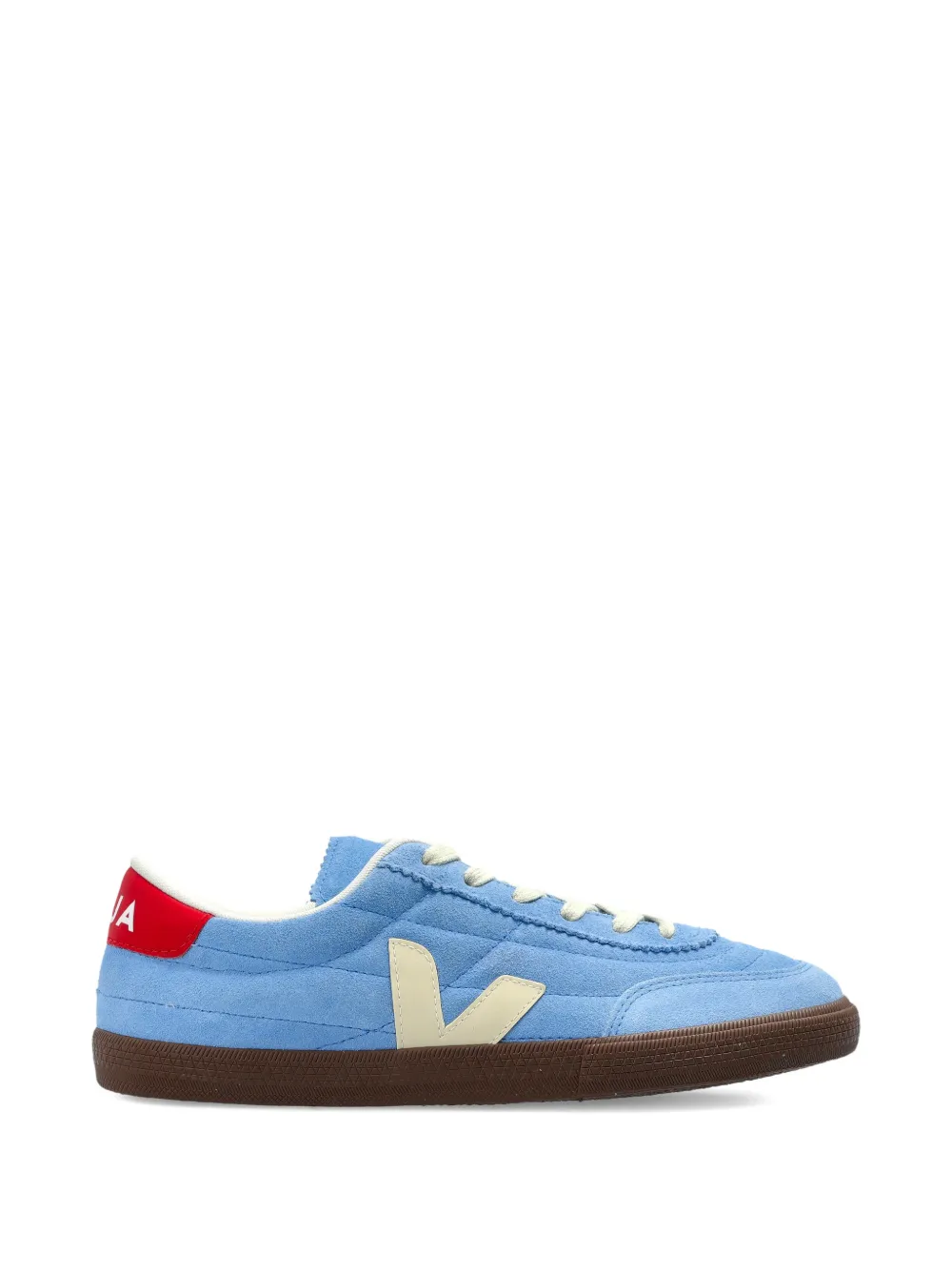 VEJA Panenka suède sneakers met vlakken Blauw