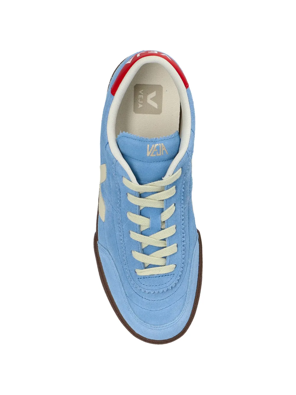 VEJA Panenka suède sneakers met vlakken Blauw