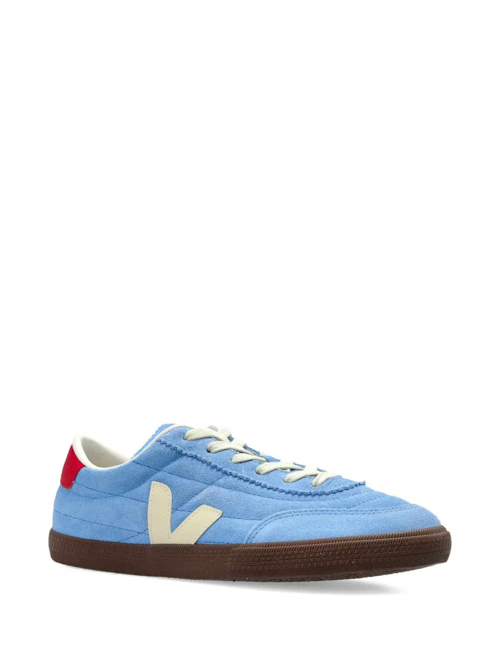 VEJA Panenka suède sneakers met vlakken Blauw