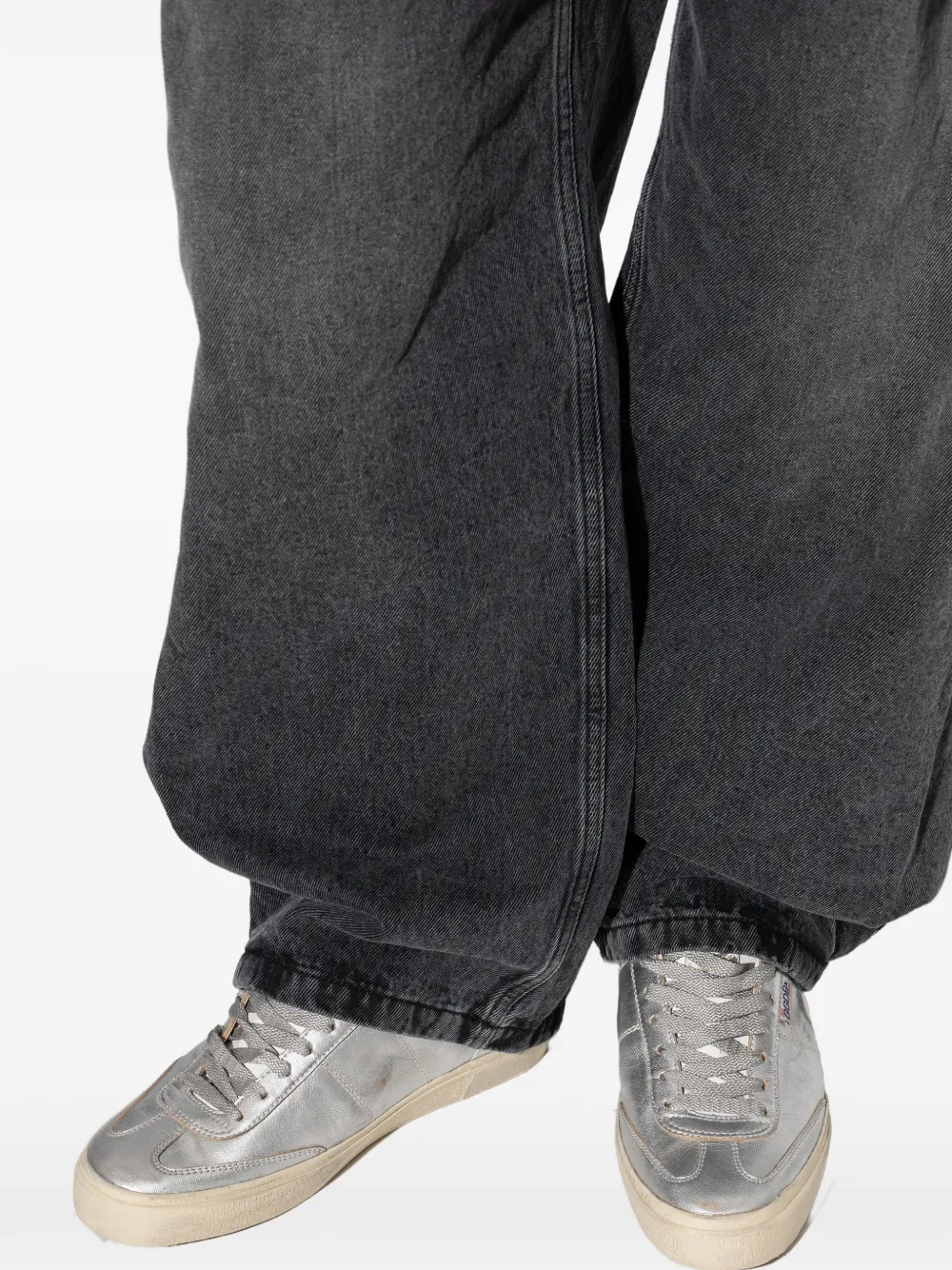 Golden Goose Soul Star suède sneakers Zilver