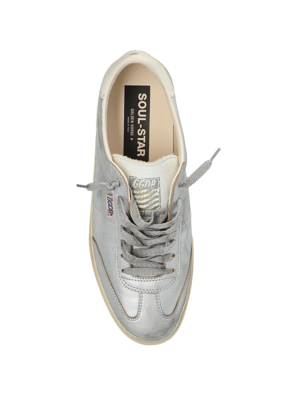 Golden Goose Soul Star suède sneakers Zilver