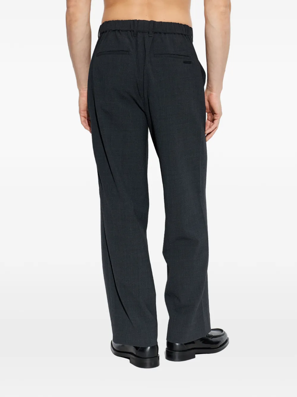 AllSaints Straight broek Grijs