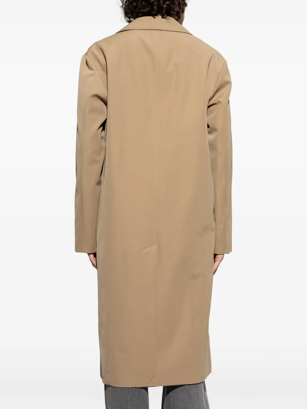 A.P.C. Mantel met dubbele rij knopen Beige