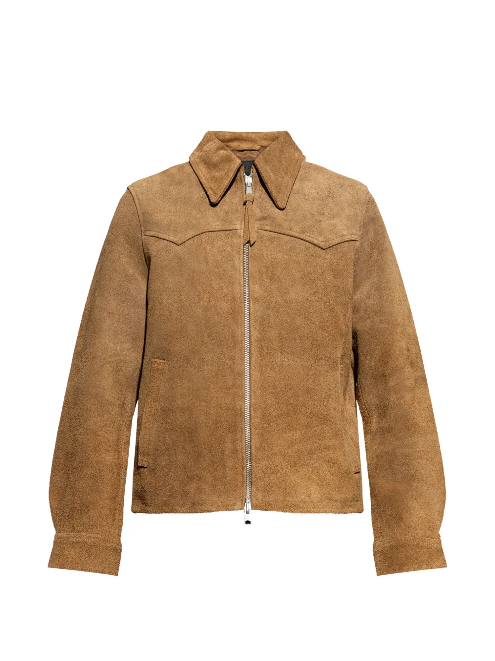 AllSaints Giacca Dellcot con zip - Marrone