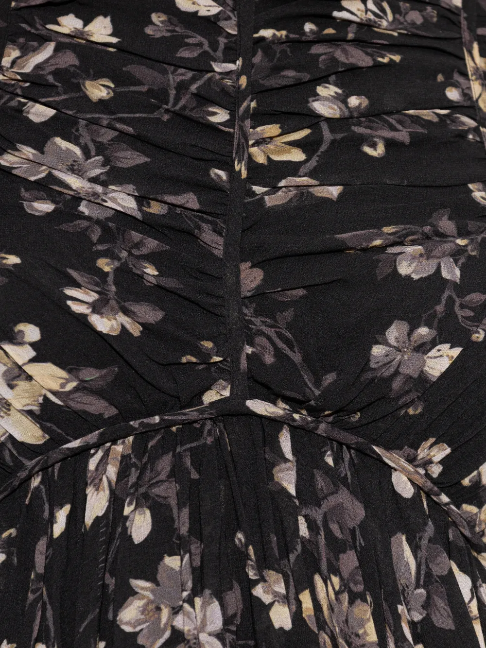 Shaela Ruffled Floral-Print Midi Dress