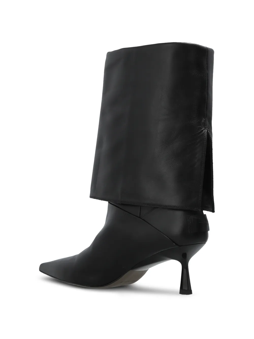 AllSaints Laarzen met puntige neus en omslag Zwart