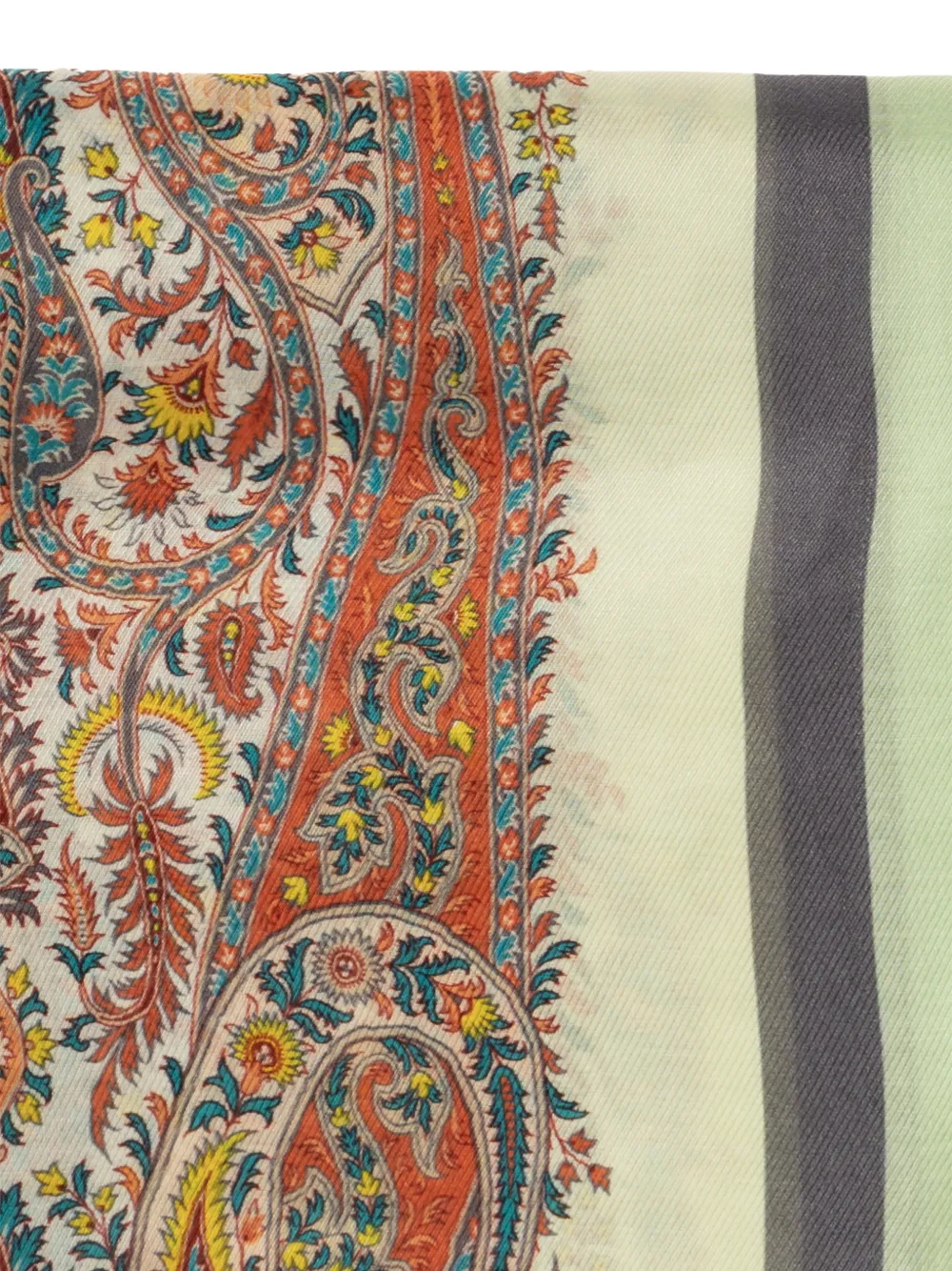 ETRO Sjaal met paisley-print Beige