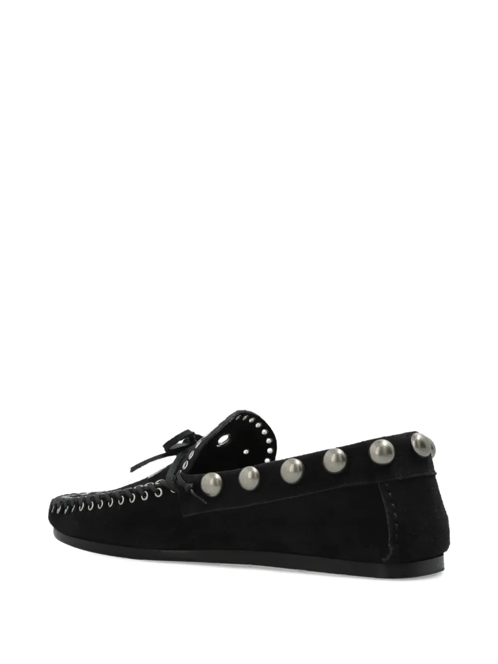 ISABEL MARANT Fitza loafers met studs Zwart