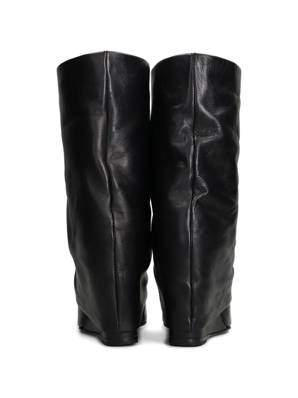 The Seller Laarzen met puntige neus en sleehak Zwart