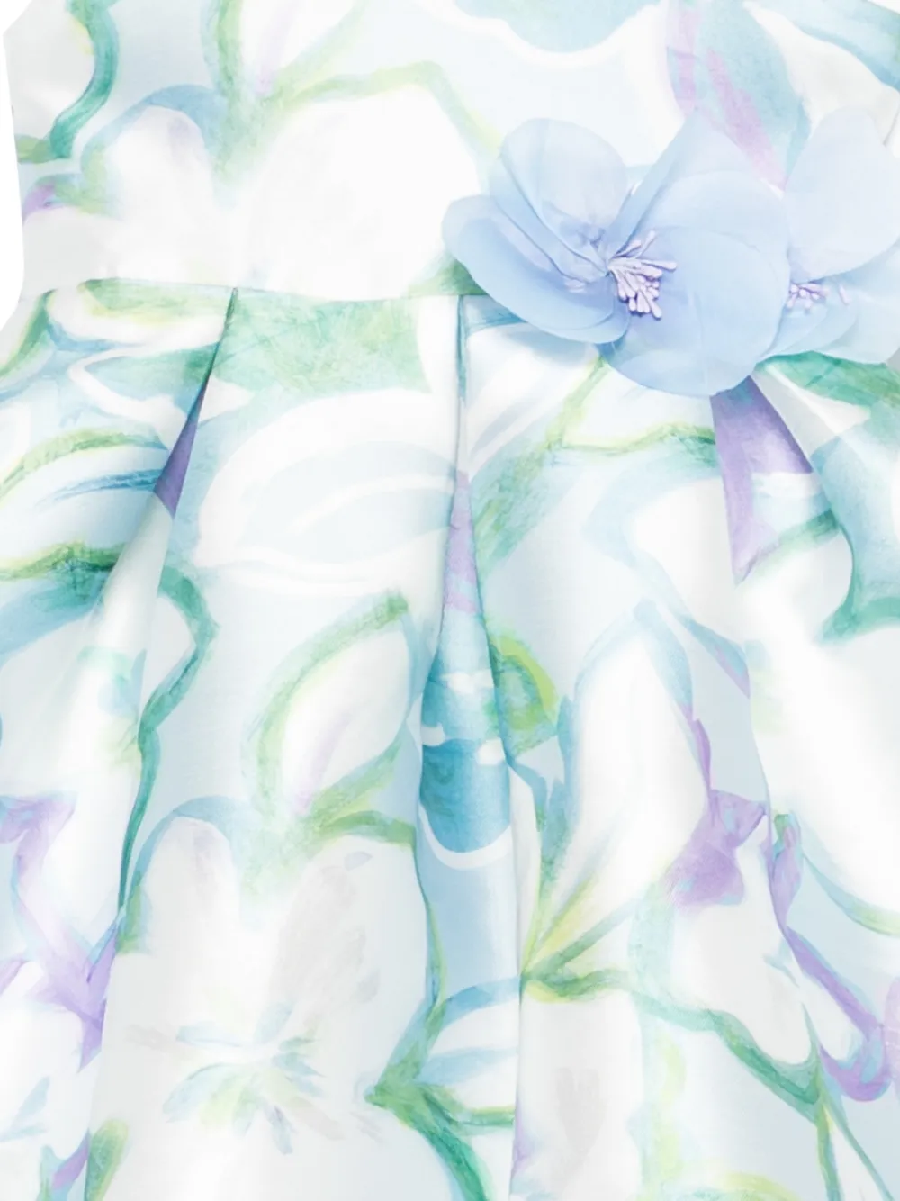 Floral Appliqued Dress