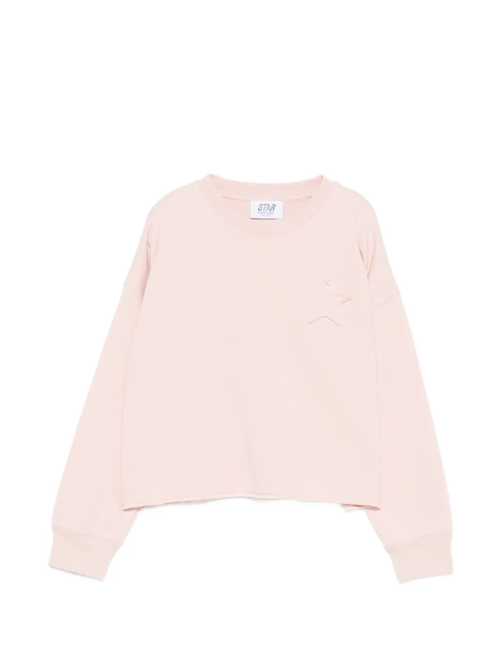 Golden Goose Kids Pianiga star-patch sweatshirt - Pink