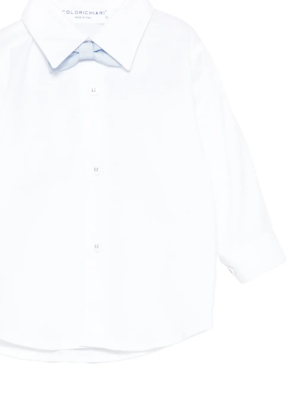 Colorichiari Tuinbroek en shirt met lange mouwen Wit