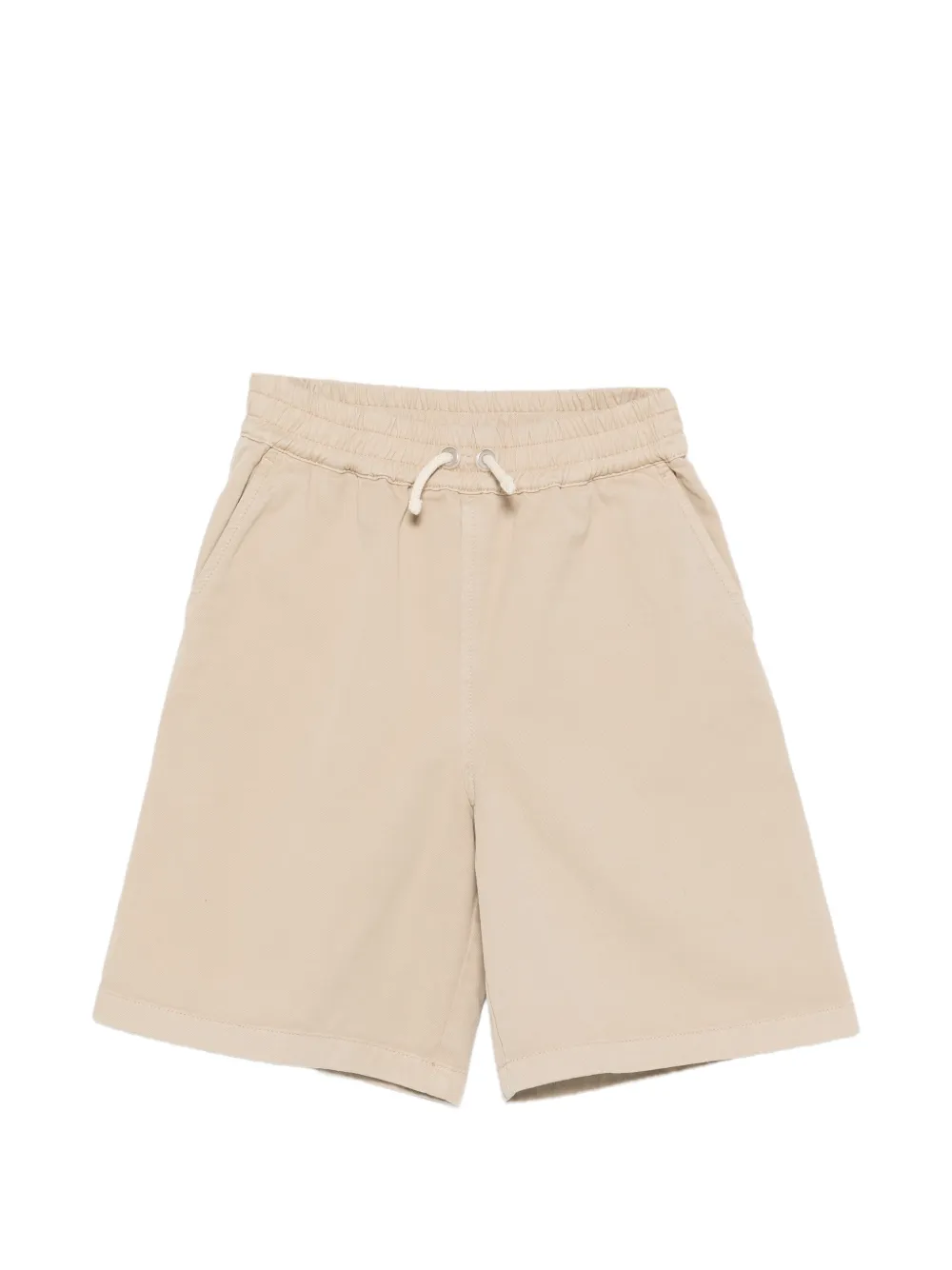 Golden Goose Kids Peleppe drawstring shorts - Toni neutri