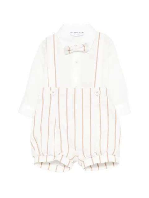 Colorichiari striped-pattern trousers set (set of three)