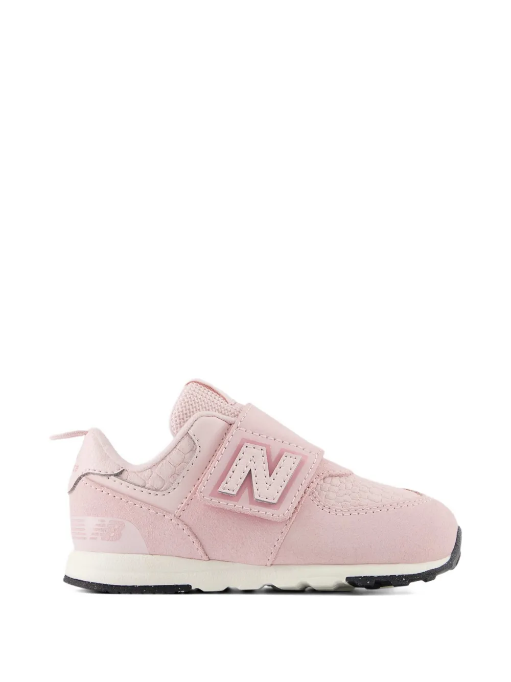 New Balance Kids 574 touch-strap sneakers Roze
