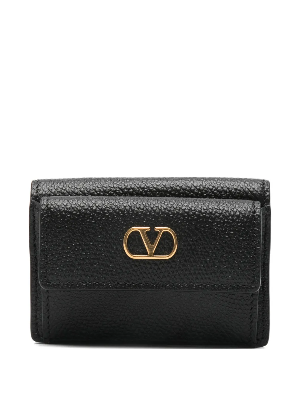 Valentino Garavani VLogo leather wallet - Nero