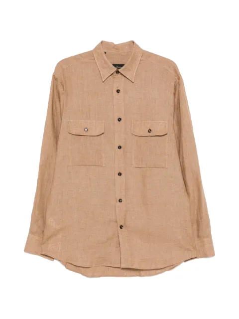 Brioni chest-pocket shirt
