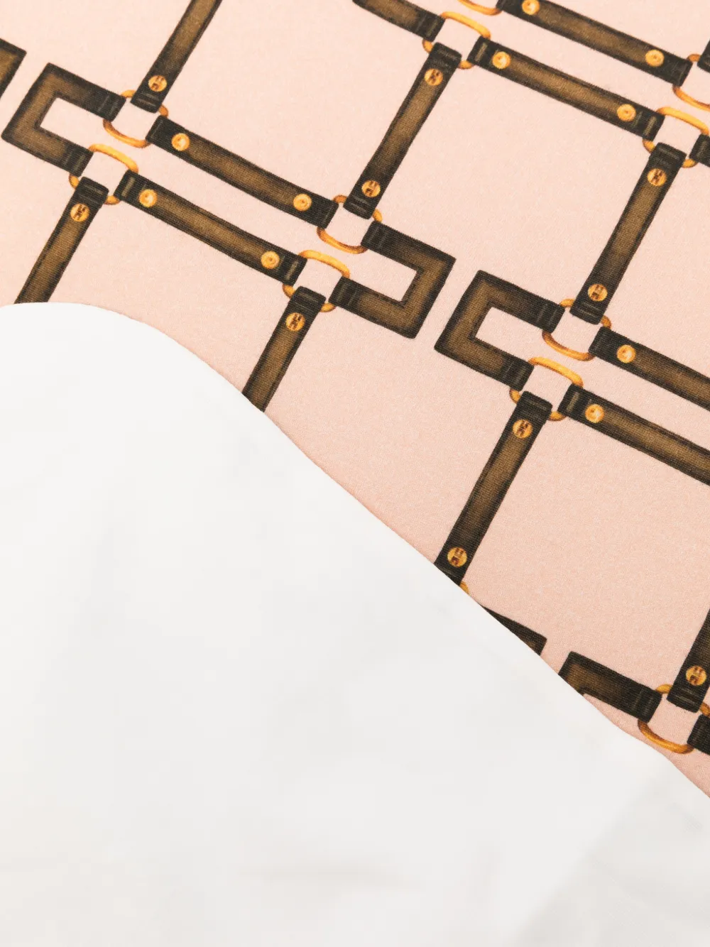  Elisabetta Franchi La Mia Bambina Geometric-print Blanket - Pink 