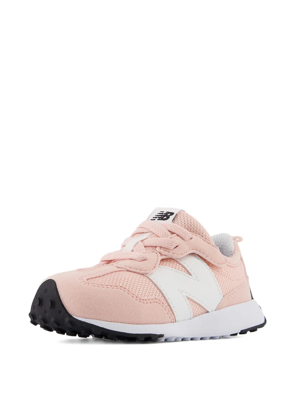 New Balance Kids logo-patch sneakers - Rosa
