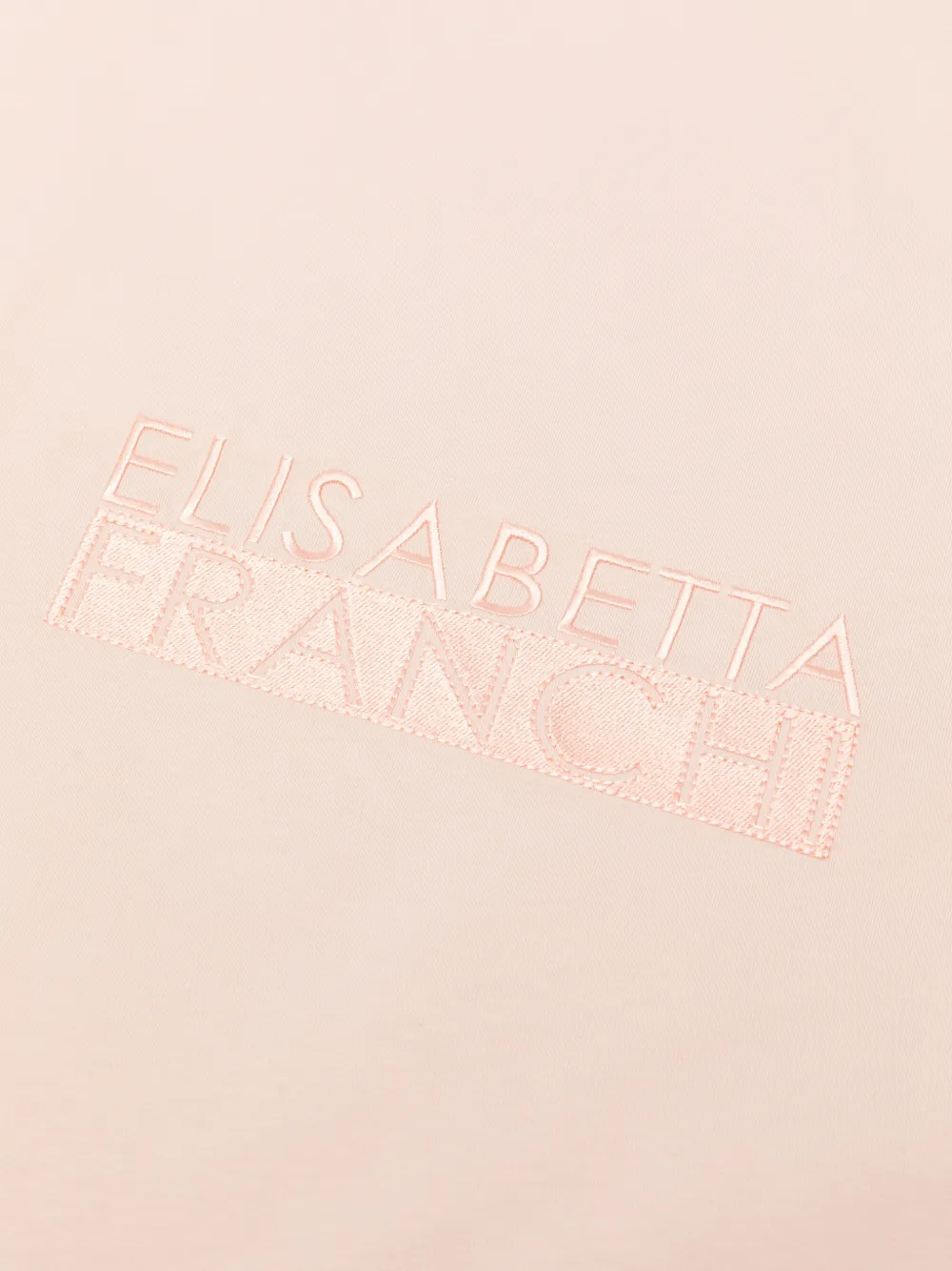 logo-embroidered blanket