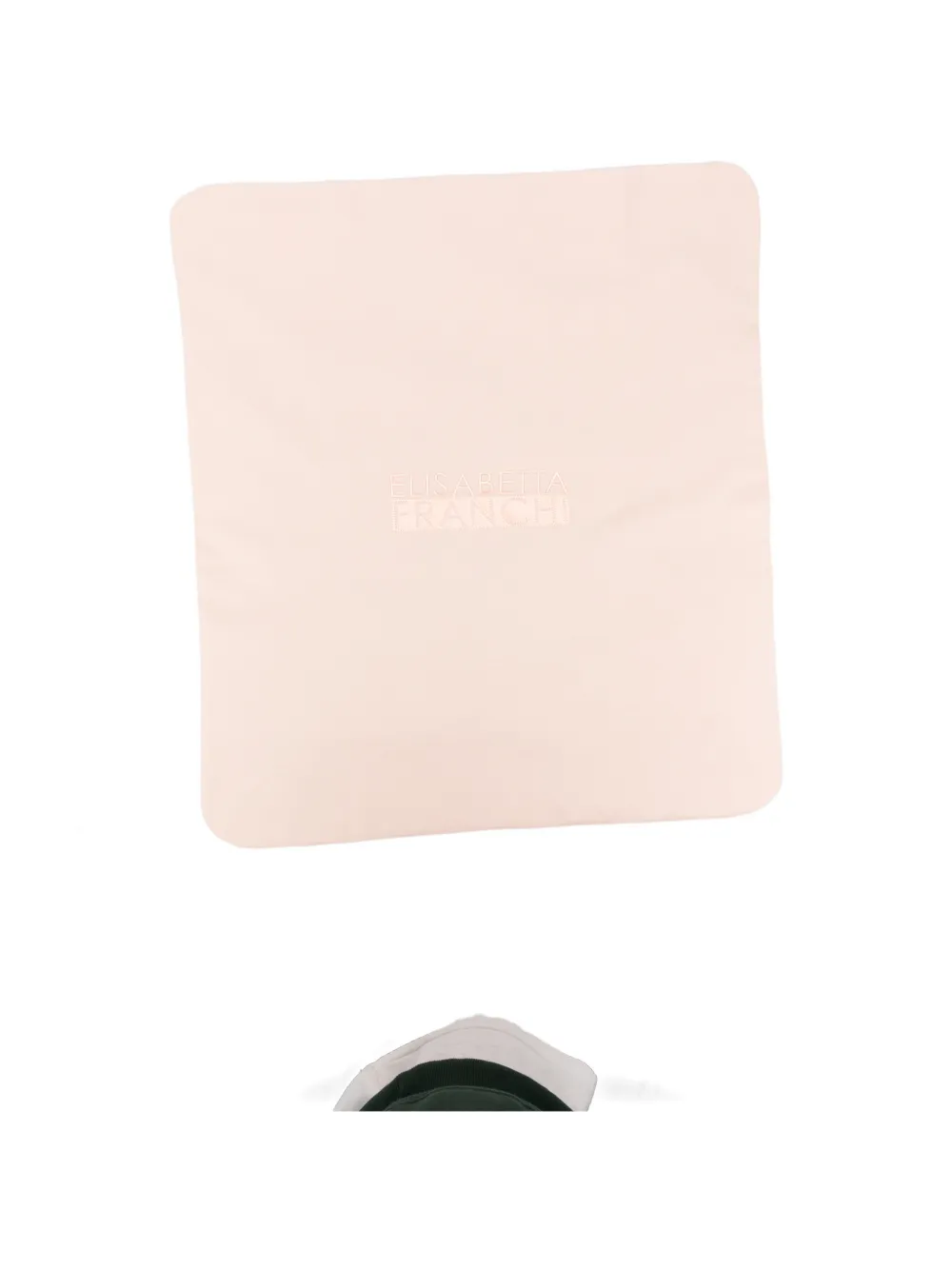 Elisabetta Franchi La Mia Bambina logo-embroidered blanket - Rosa