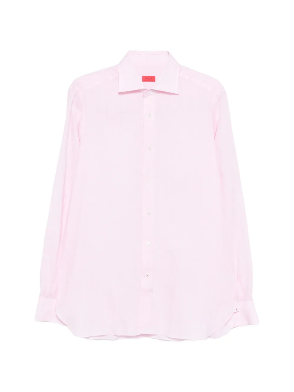 Isaia long-sleeve shirt - Rosa