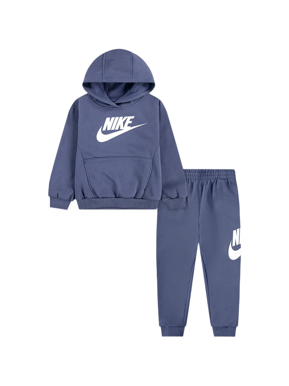 Nike Kids logo-print fleece tracksuit - Blu