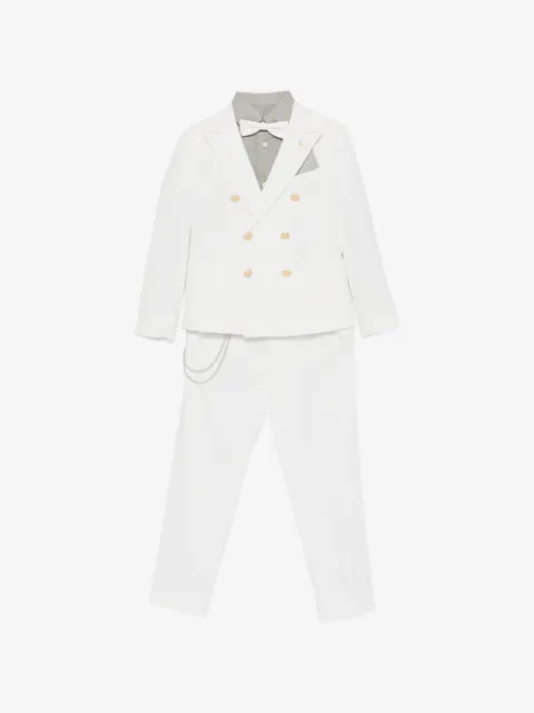 Colorichiari double-breasted suit (set of three)