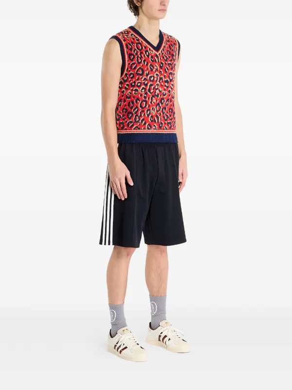 Adidas x Wales Bonner ストライプ ショートパンツ | ブルー | FARFETCH JP