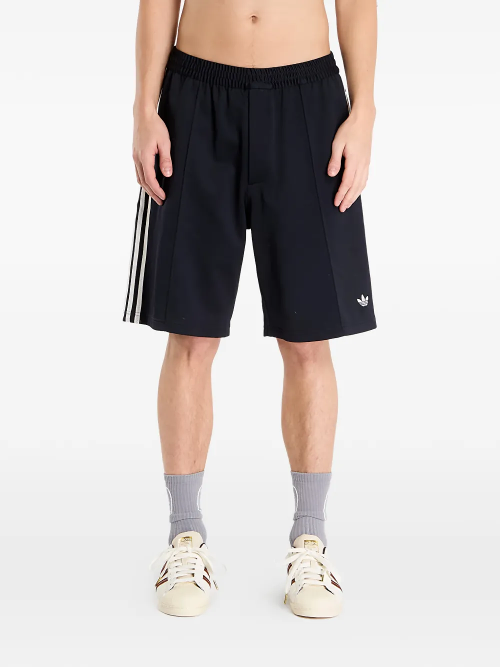 adidas x Wales Bonner twill stripe short - Nero