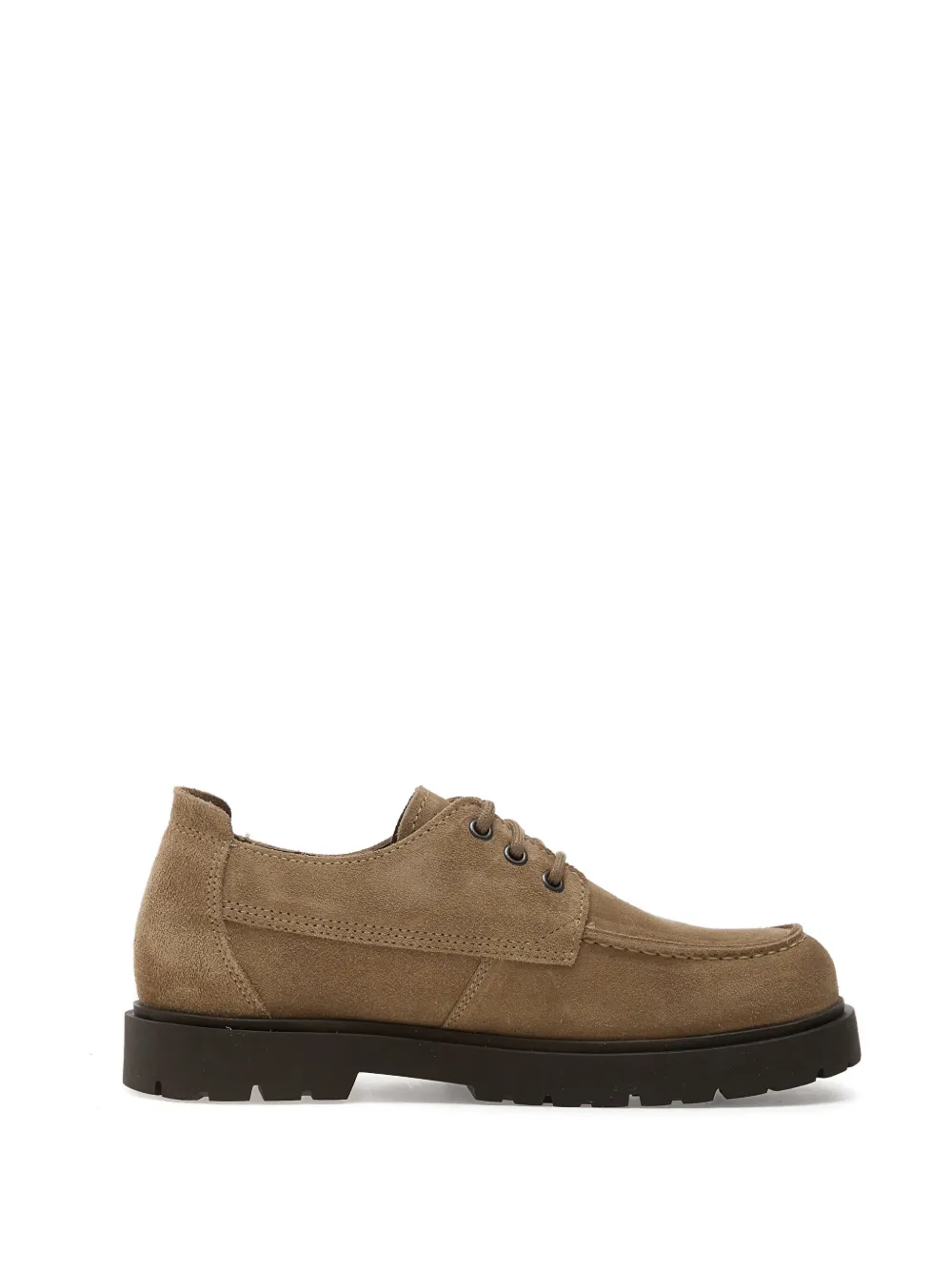 Birkenstock Moc lace suede Derby shoes - Toni neutri