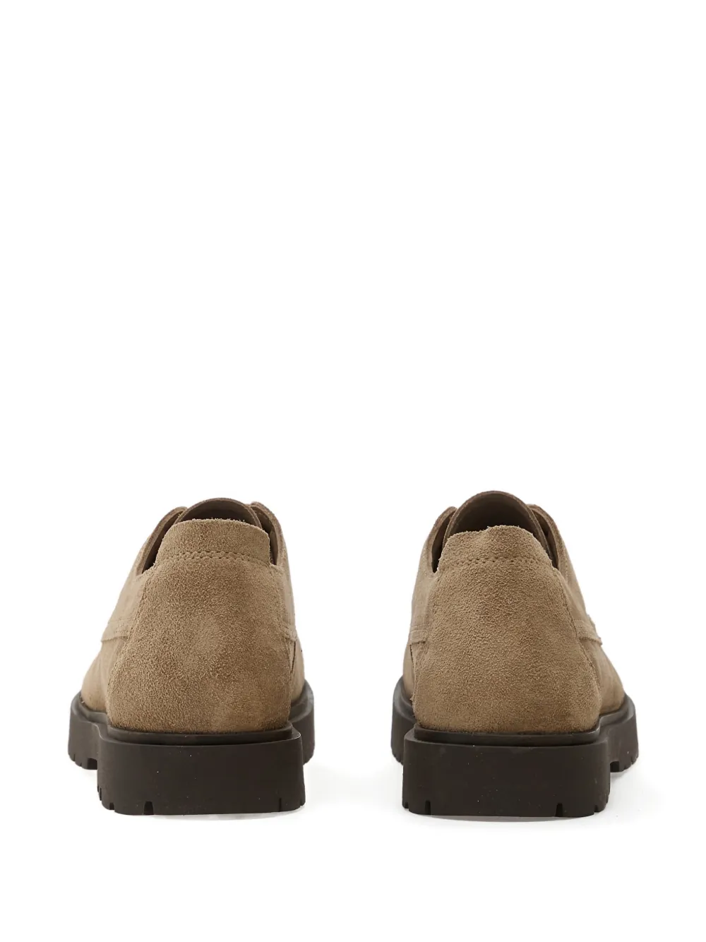 Birkenstock Moc suède derby schoenen met kant Beige