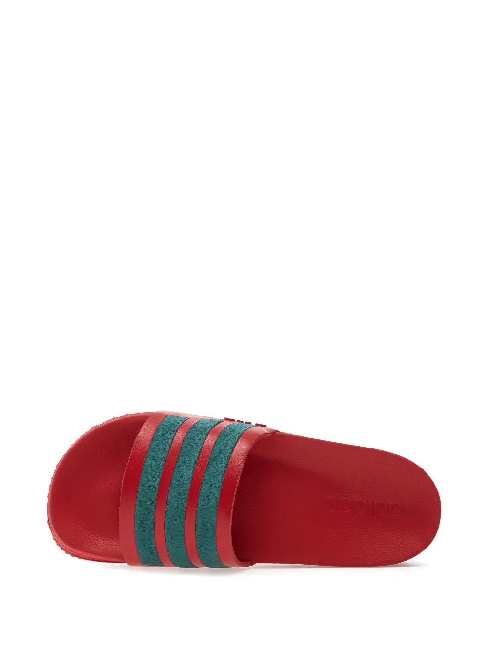 adidas x Arte Antwerp gestreepte adilette slippers Rood
