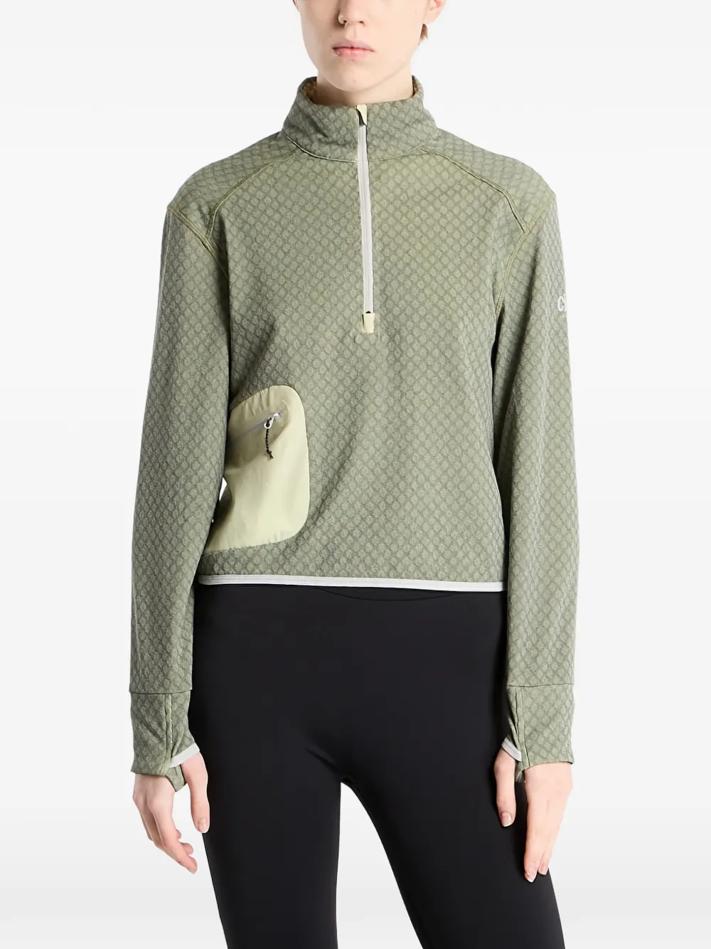  Ciele Half-zip Pocket Sweater - Green 
