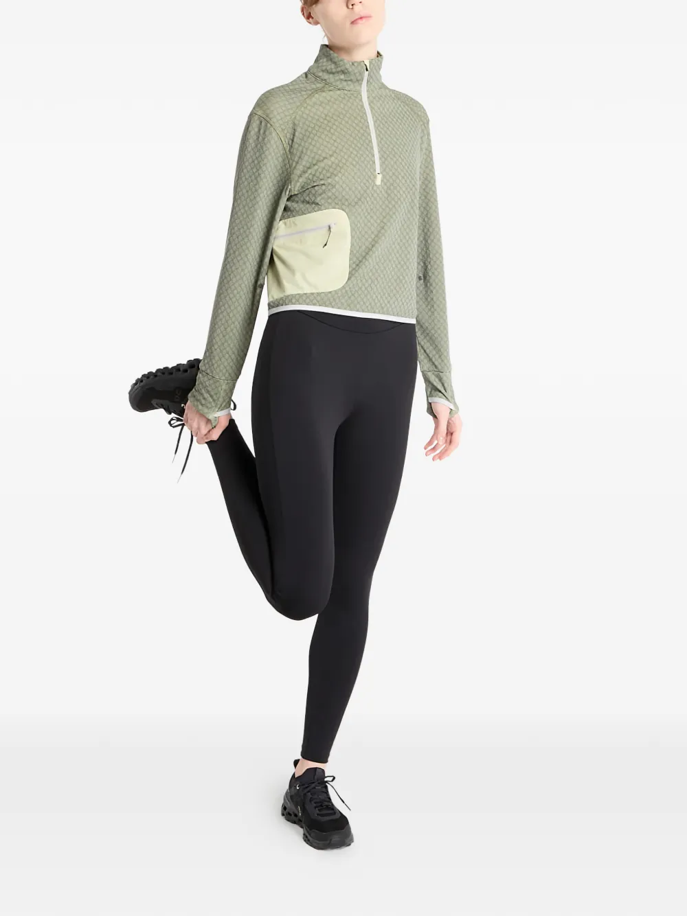  Ciele Half-zip Pocket Sweater - Green 