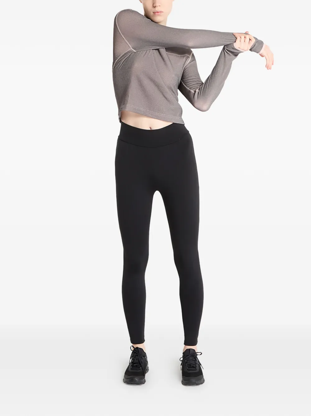  Ciele Herringbone Long-sleeve Top - Grey 