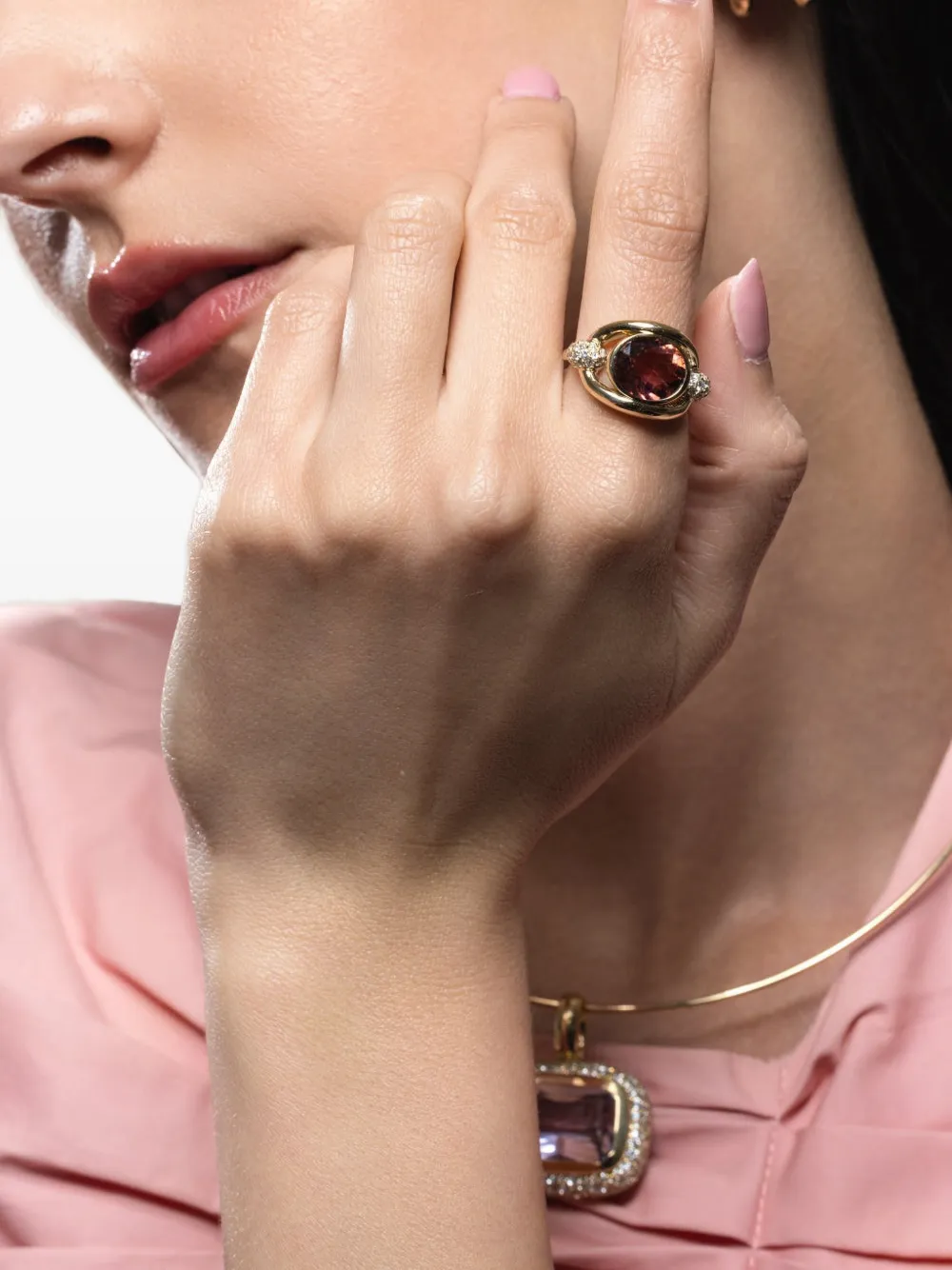 Mason and Books diamond slingshot ring - Oro