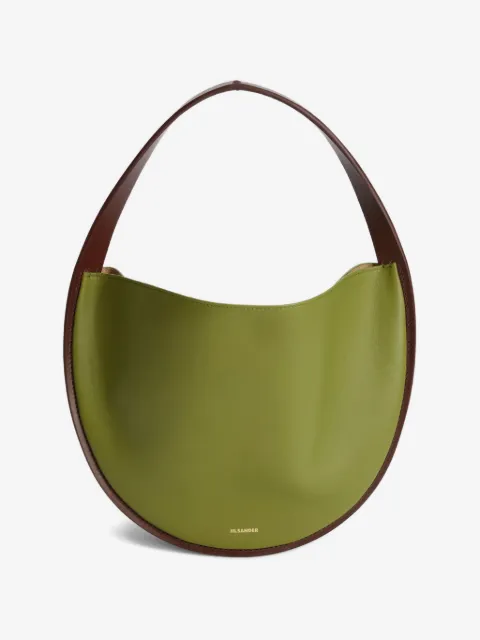 Jil Sander Pivot leren schoudertas