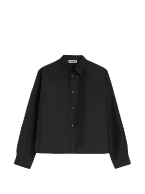 LOEWE サテン　シャツ LOEWE サテン シャツ | ブラック | FARFETCH JP