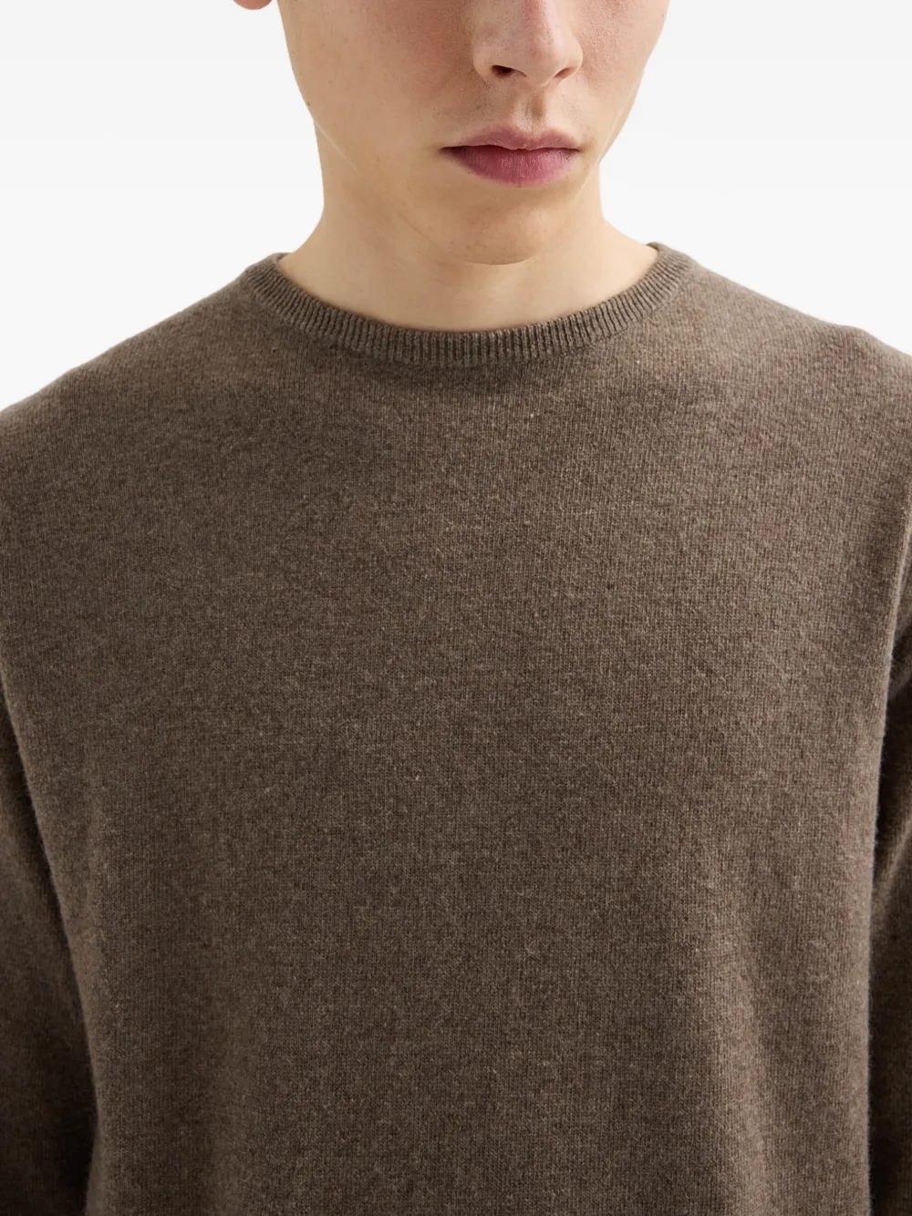 Jil Sander Trui met ronde hals Bruin