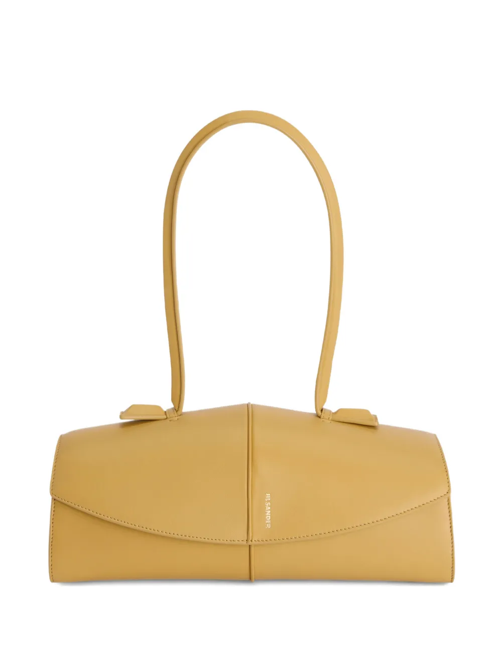Jil Sander Borsa a spalla Linea in pelle - Giallo