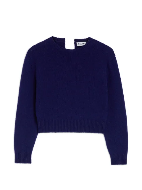 Jil Sander cropped wool sweater