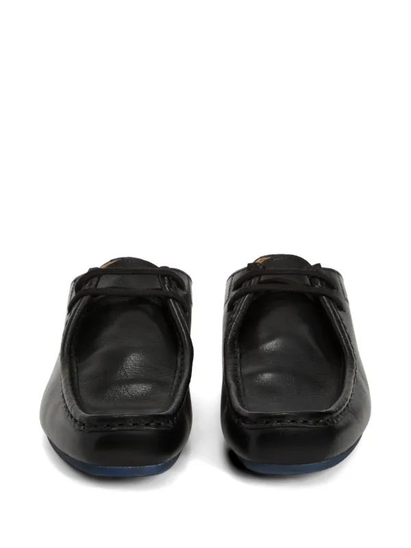 Jil Sander レザー ダービーシューズ | ブラック | FARFETCH JP