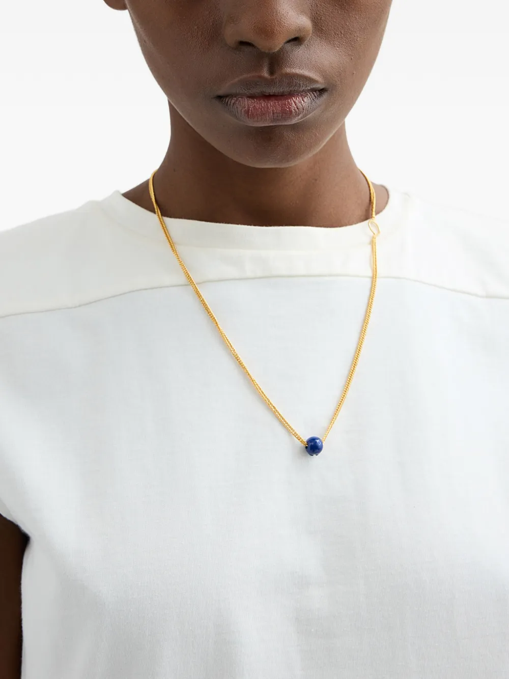  Jil Sander Collar Con Esfera - Dorado 