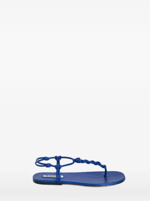 Jil Sander knotted-strap flat sandals
